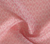 Organza jacquard rafia rosa